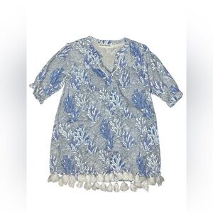 Roller Rabbit Printed Tassel Tunic Kids Size 2